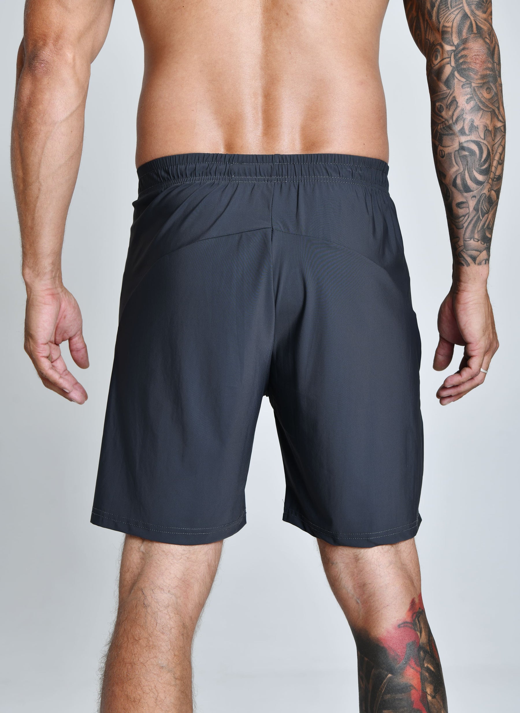 BERMUDA TECH FLEX™ | BERMUDA MASCULINA ACADEMIA TACTEL COM ELASTANO BOLSOS COM ZÍPER | SHORTS DE ALTA QUALIDADE | TABUAD