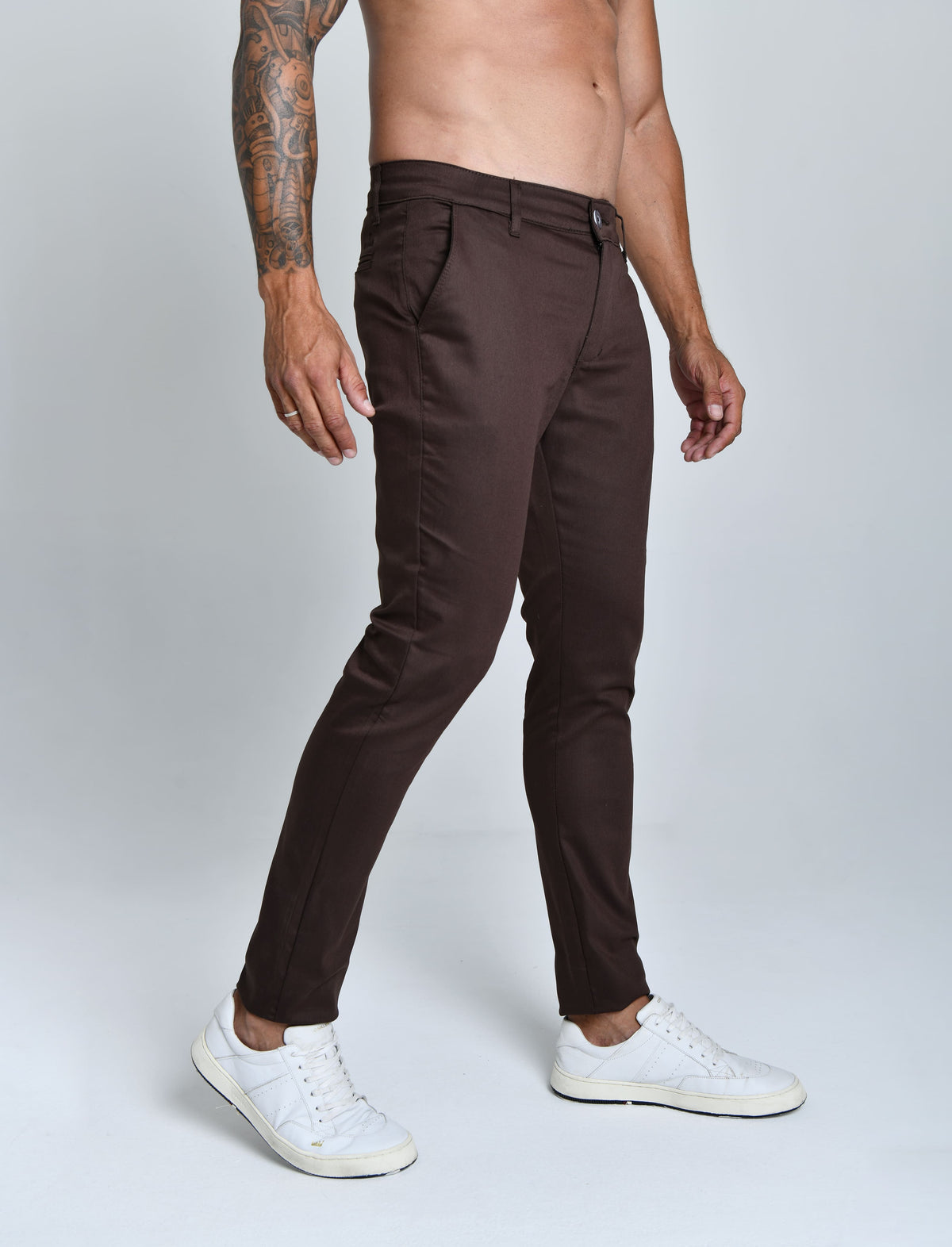 CALÇA SARJA ACETINADA SUPRA™ TABUADA | SLIM FIT, CONFORTO E SOFISTICAÇÃO