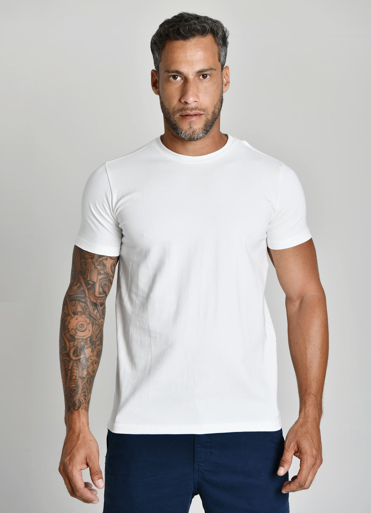 CAMISETA PERUANA BASICA - BRANCA