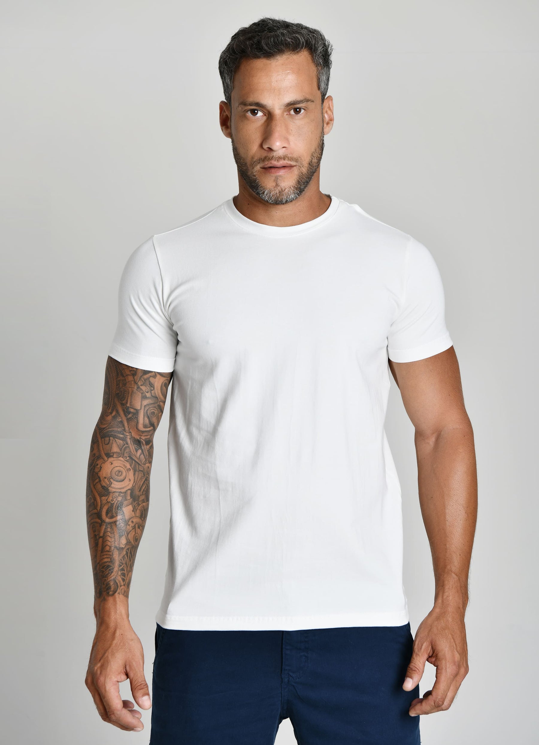 CAMISETA PERUANA BASICA - BRANCA