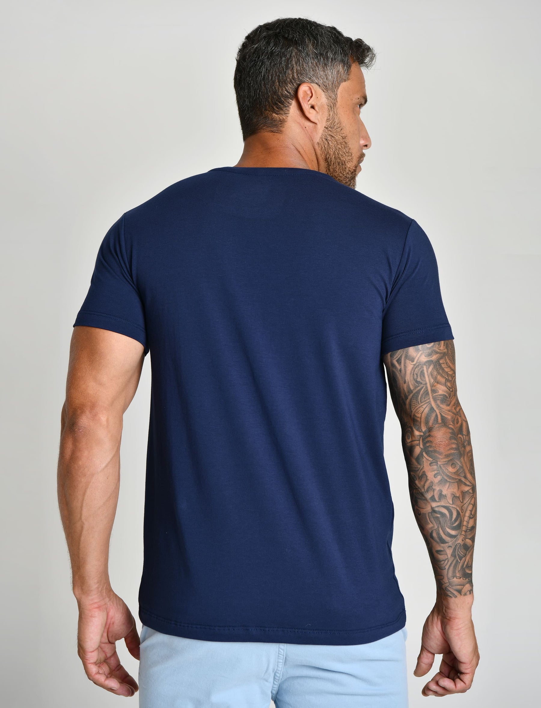 CAMISETA PERUANA BASICA - MARINHO