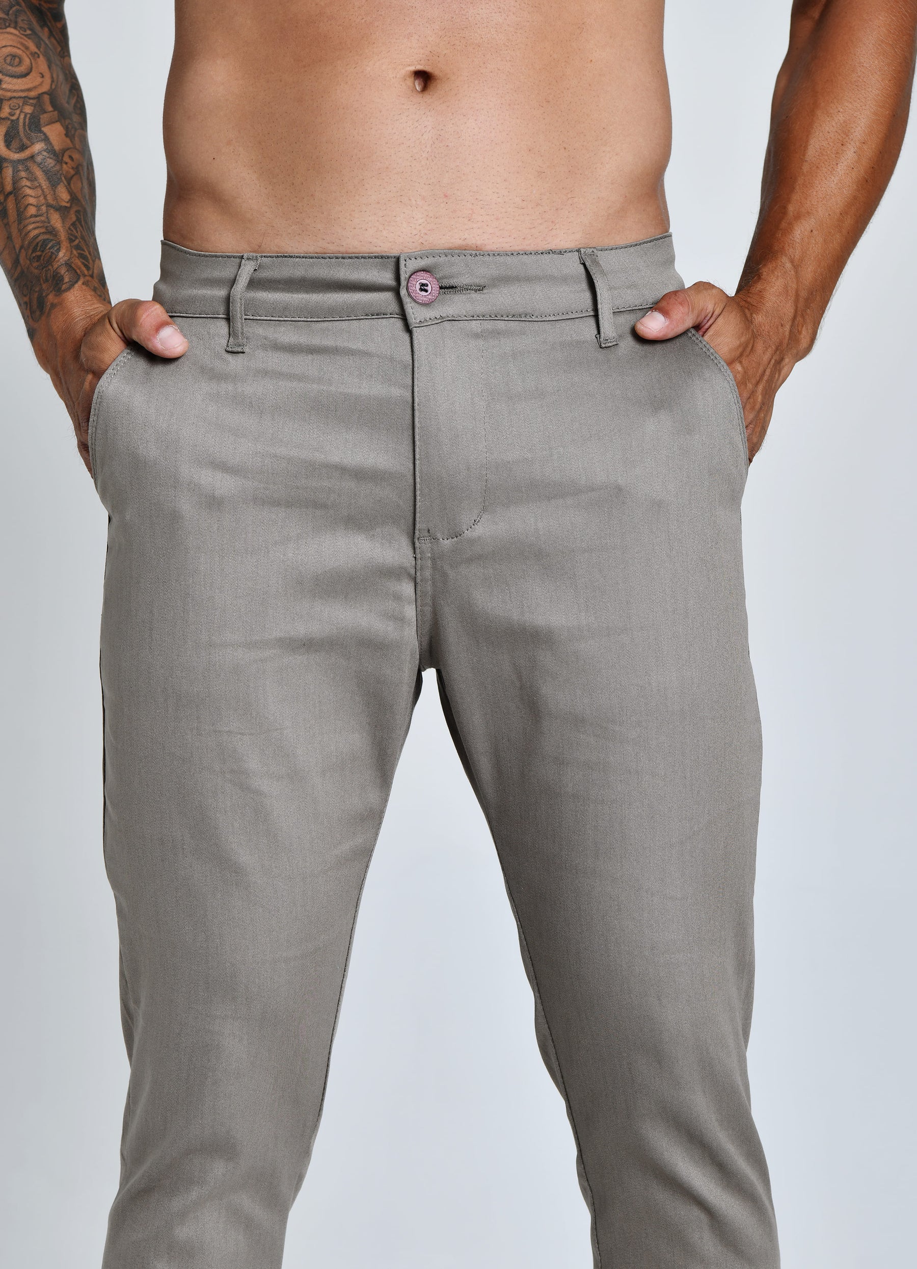 CALÇA SARJA ACETINADA SUPRA™ TABUADA | SLIM FIT, CONFORTO E SOFISTICAÇÃO