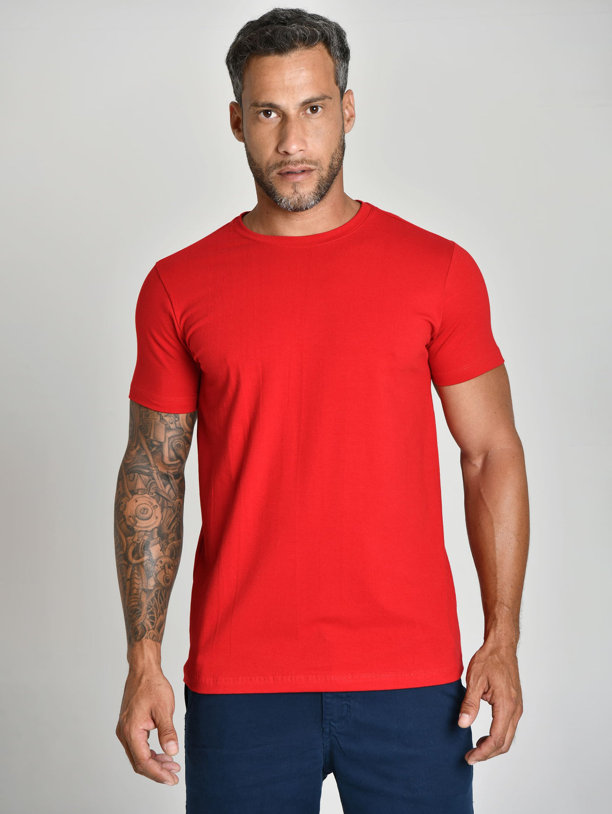 CAMISETA PERUANA BASICA - VERMELHO