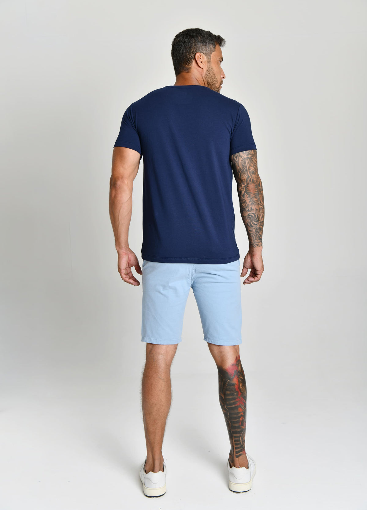 CAMISETA PERUANA BASICA - MARINHO