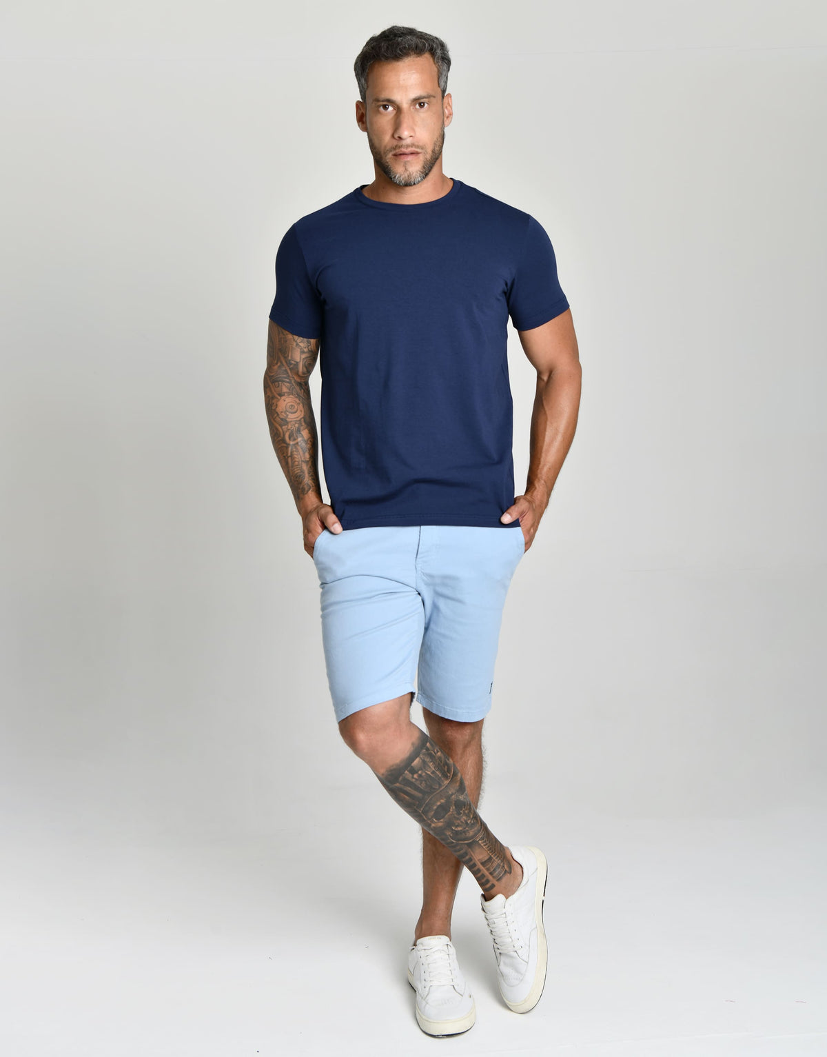 CAMISETA PERUANA BASICA - MARINHO