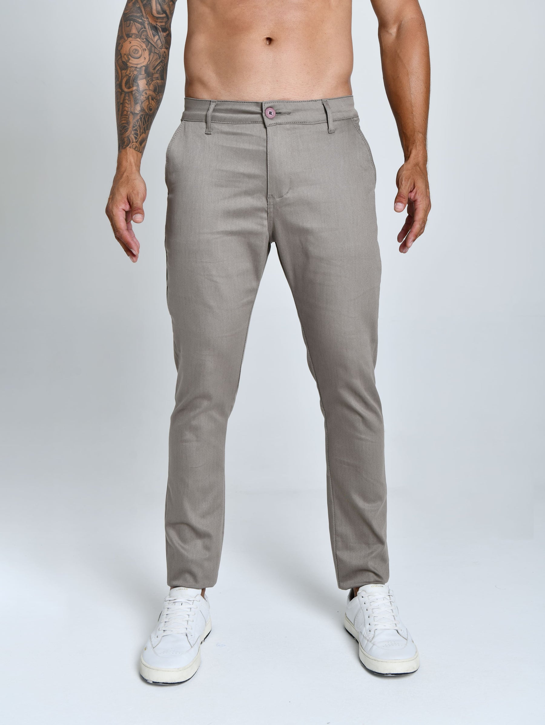 CALÇA SARJA ACETINADA SUPRA™ TABUADA | SLIM FIT, CONFORTO E SOFISTICAÇÃO