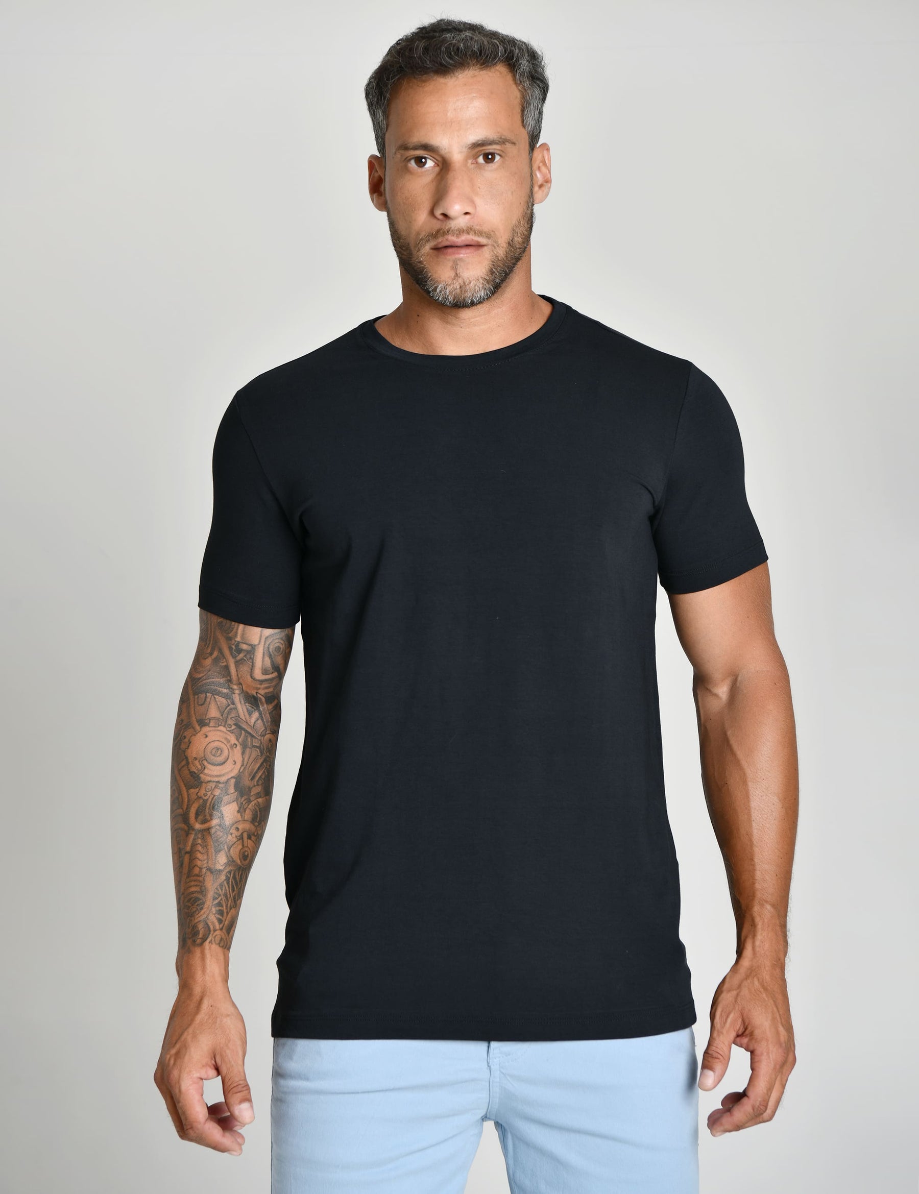 CAMISETA PERUANA BASICA - PRETO