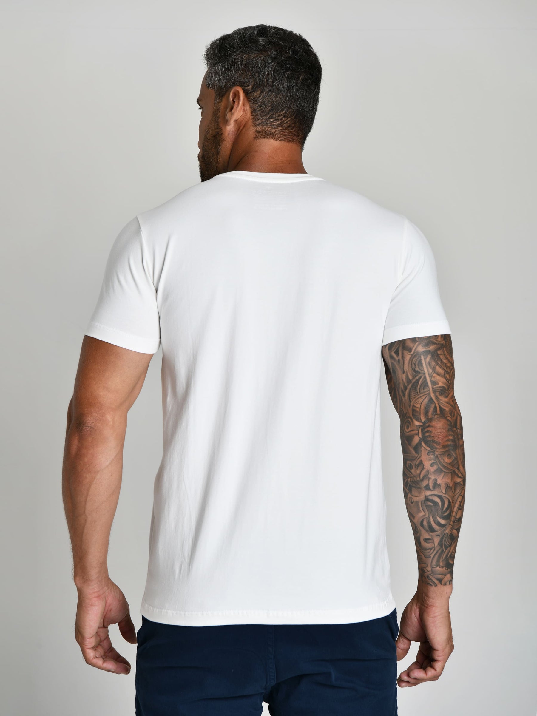 CAMISETA PERUANA BASICA - BRANCA