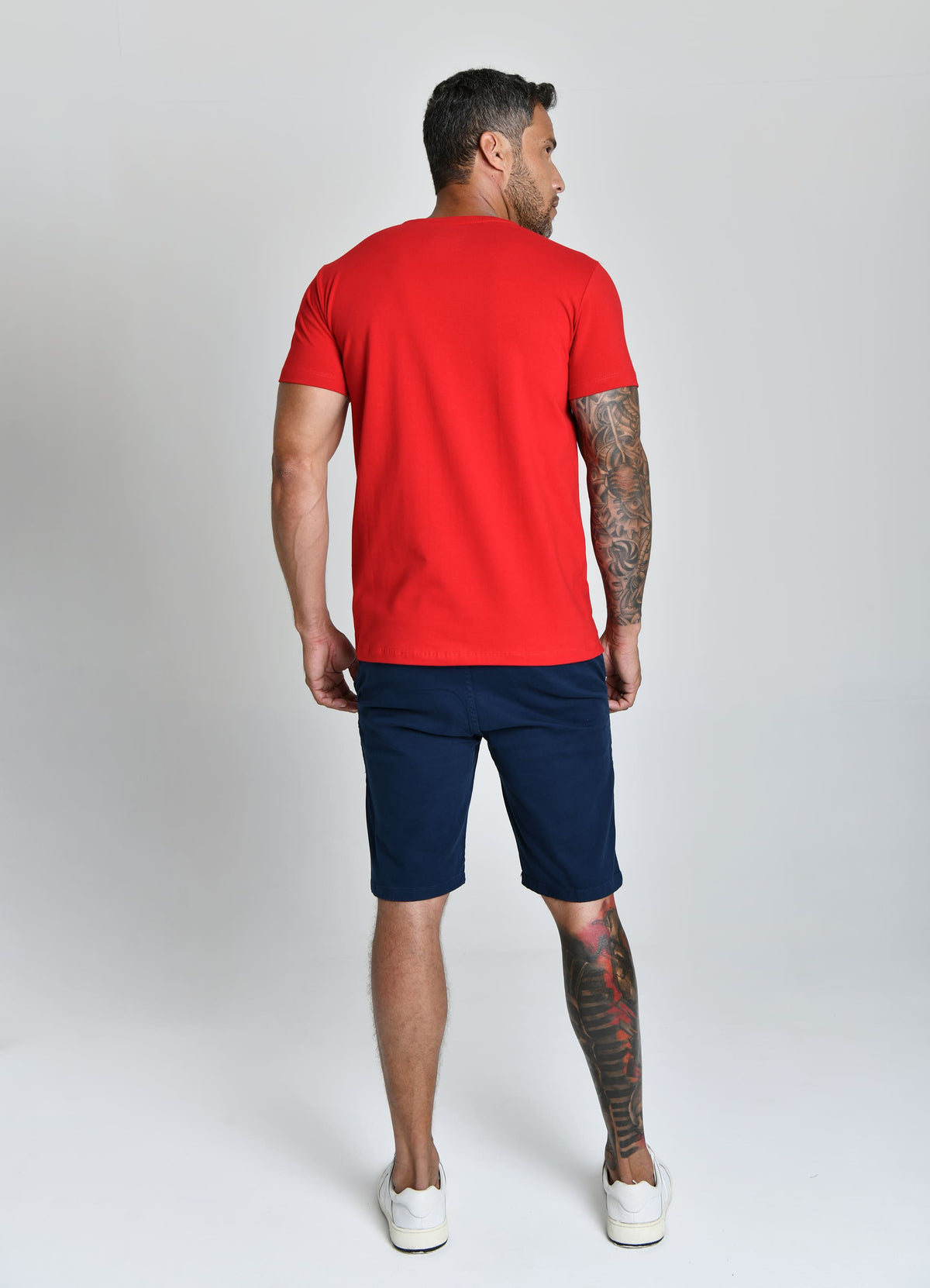 CAMISETA PERUANA BASICA - VERMELHO