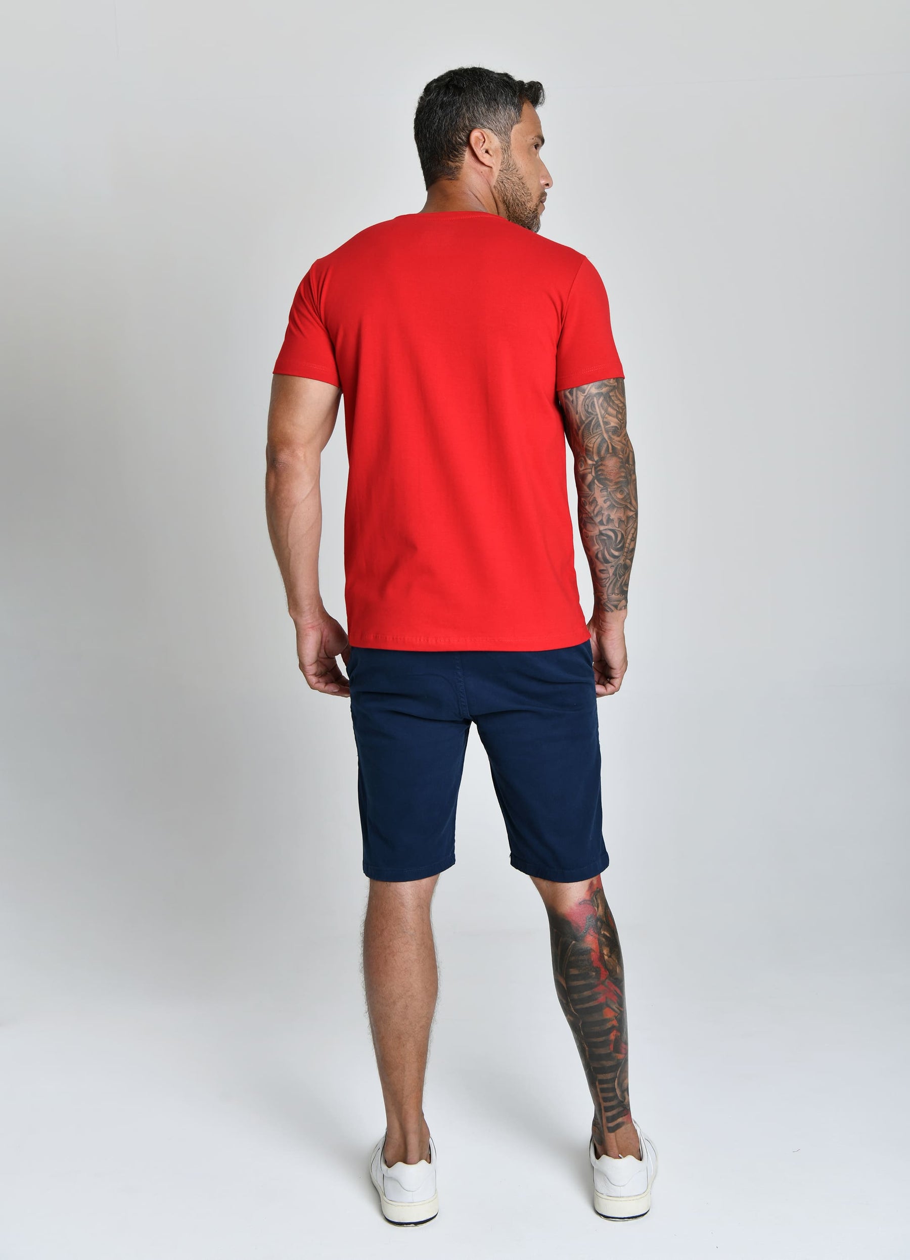 CAMISETA PERUANA BASICA - VERMELHO