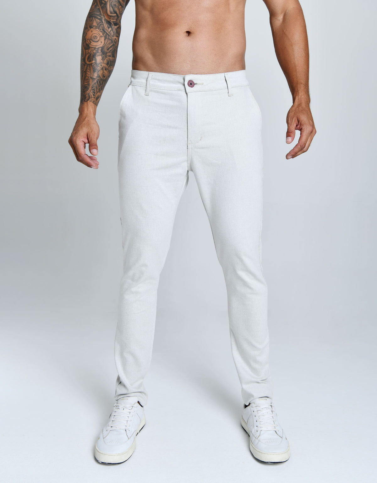 CALÇA SARJA ACETINADA SUPRA™  TABUADA | SLIM FIT, CONFORTO E SOFISTICAÇÃO
