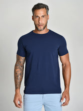 CAMISETA PERUANA BASICA - MARINHO