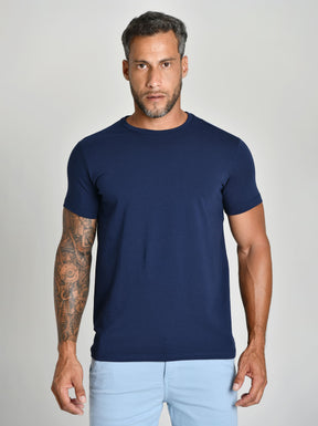 CAMISETA PERUANA BASICA - MARINHO