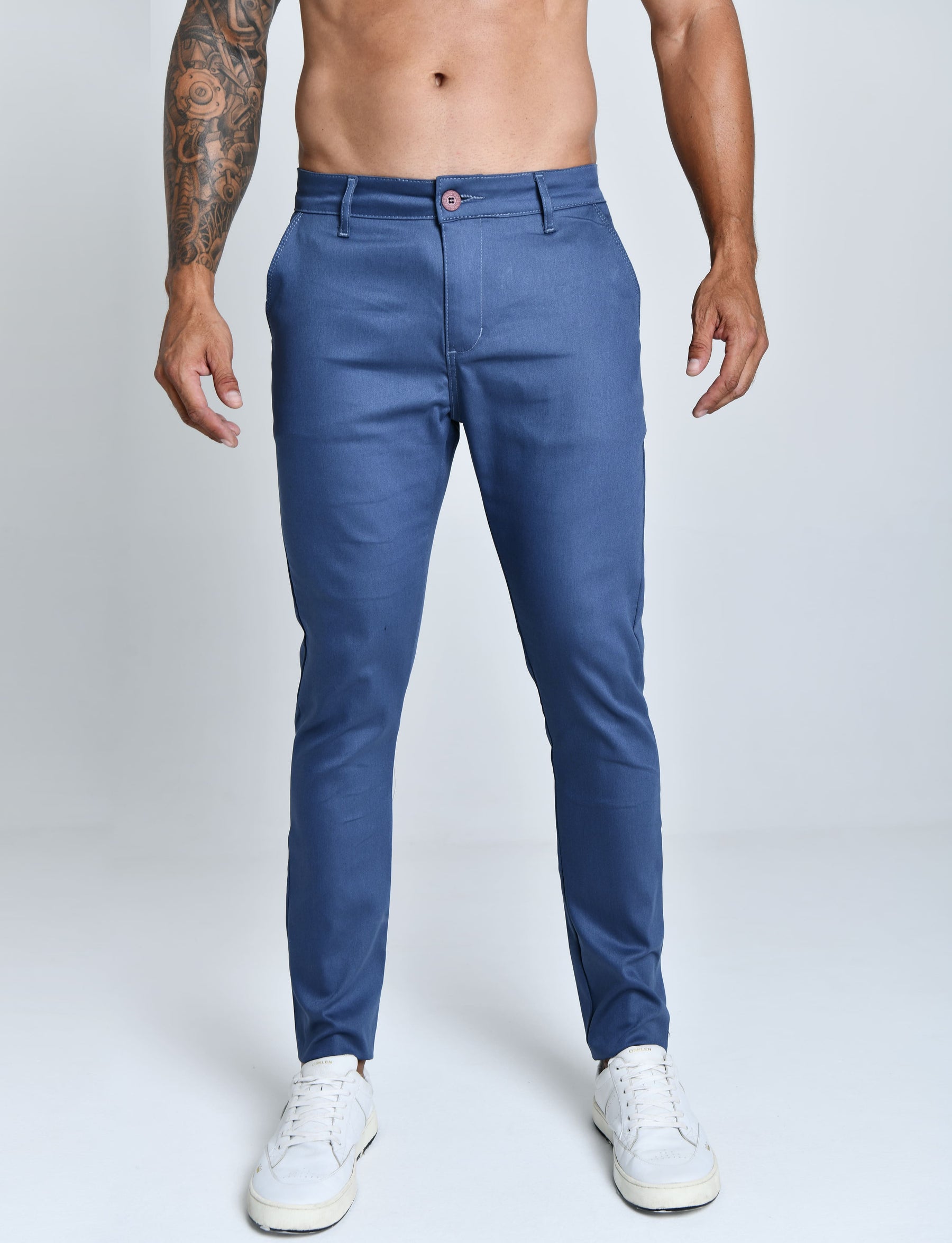 CALÇA SARJA ACETINADA SUPRA™  TABUADA | SLIM FIT, CONFORTO E SOFISTICAÇÃO