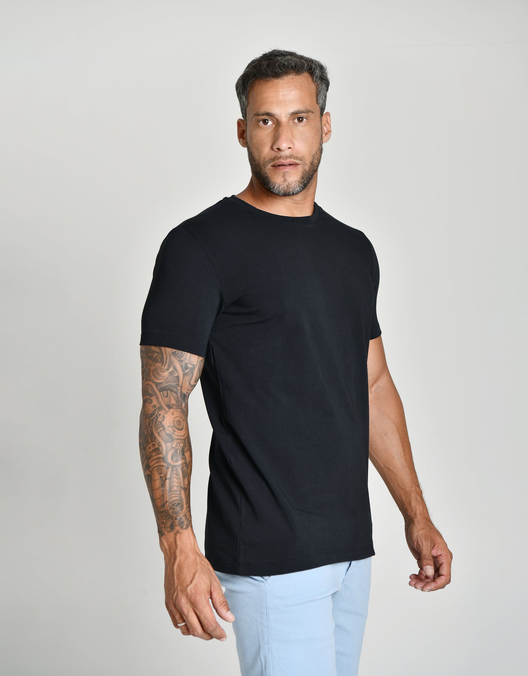 CAMISETA COTTON COM ELASTANO SLIM FIT PREMIUM | TABUADA