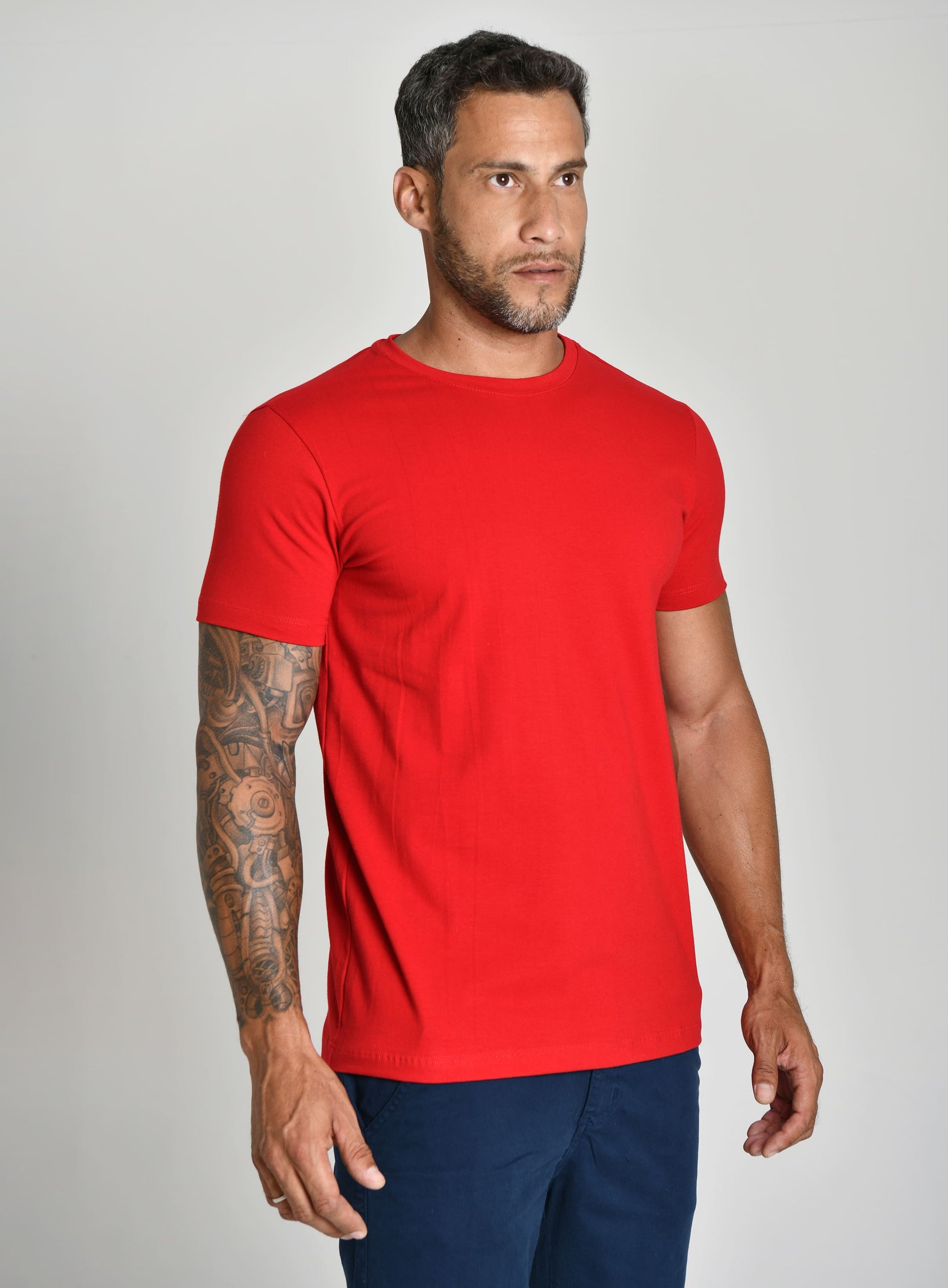 CAMISETA PERUANA BASICA - VERMELHO